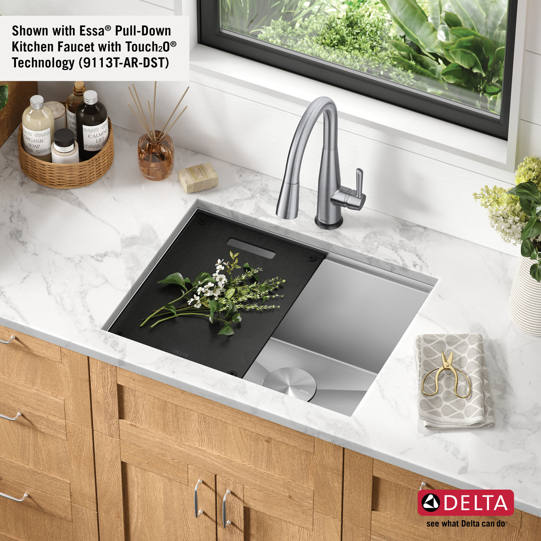 24” Workstation Undermount Single Bowl 16 Gauge Stainless Steel Laundry Utility Kitchen Sink with WorkFlow™ Ledge and Accessories, image 14